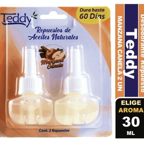 ACEITES AROMATICOS REPUESTOS TEDDY PACK 2 UNIDADES